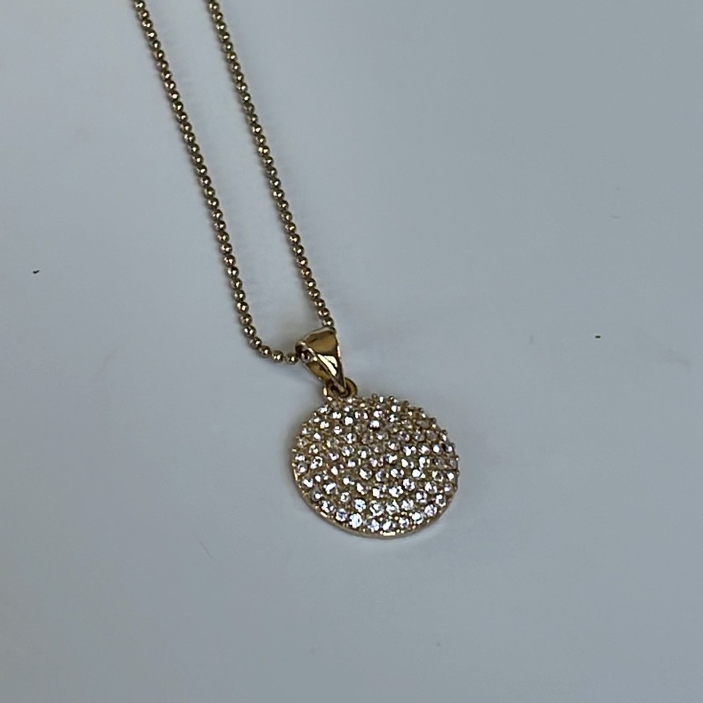 Talbots Rhinestone/Gold Necklace - Picture 10 of 13